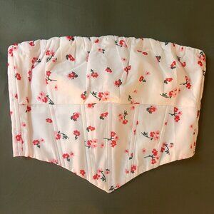 Princess Polly Ivy Bustier | Floral Strapless Corset Top